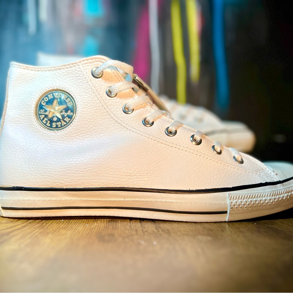 🆕 CHUCK TAYLOR | WHITE LEATHER | SZ13-14